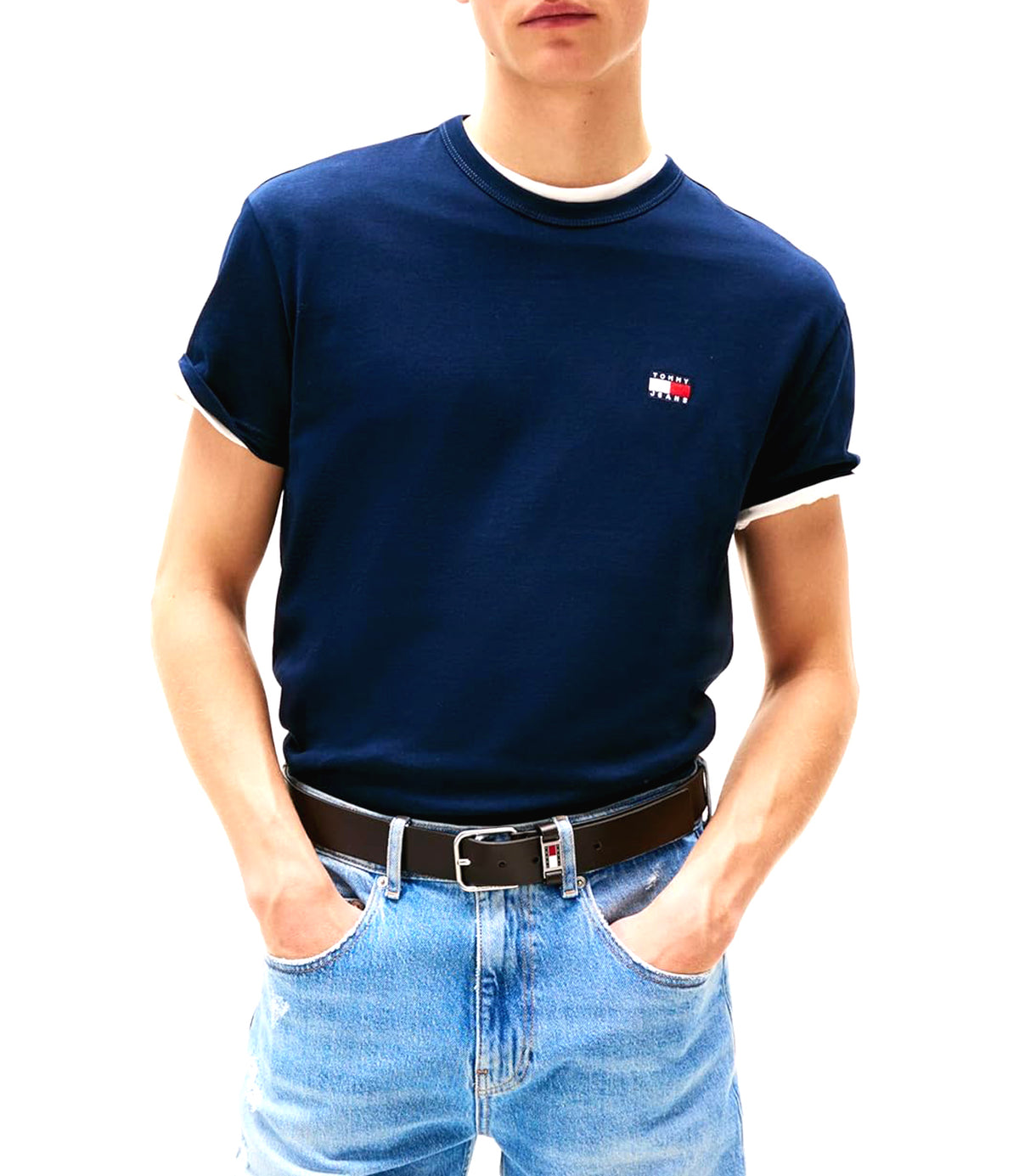 TOMMY HILFIGER T-shirt Uomo - Blu modello DM0DM20322C1G
