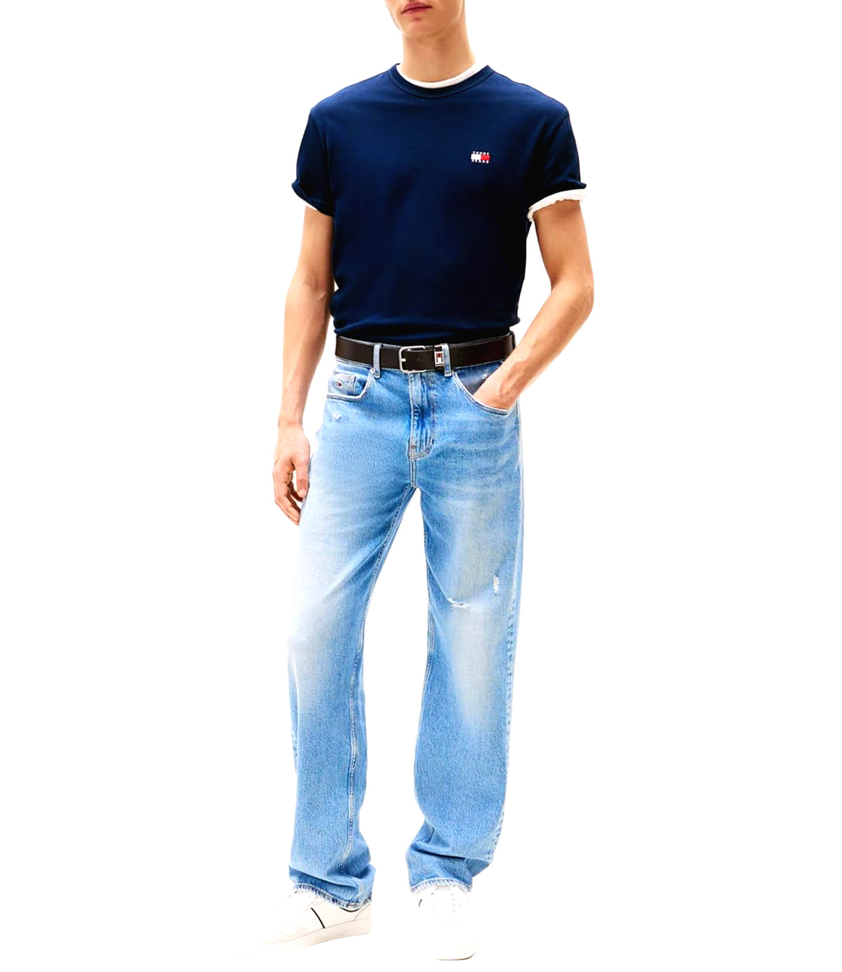 TOMMY HILFIGER T-shirt Uomo - Blu modello DM0DM20322C1G