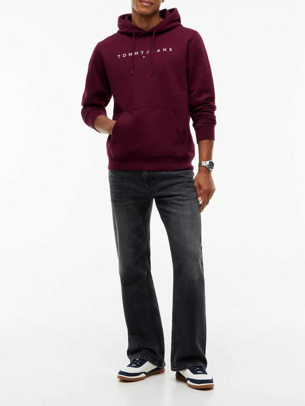 TOMMY HILFIGER Felpa Uomo - Rosso modello DM0DM20746V11