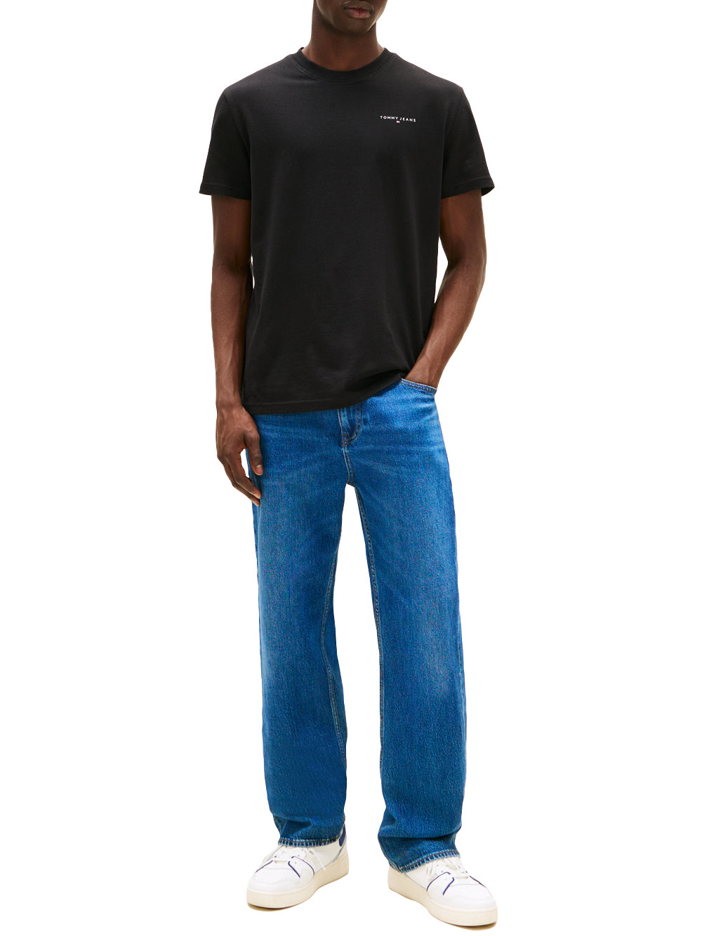 TOMMY HILFIGER T-shirt Uomo - Nero modello DM0DM21780BDS