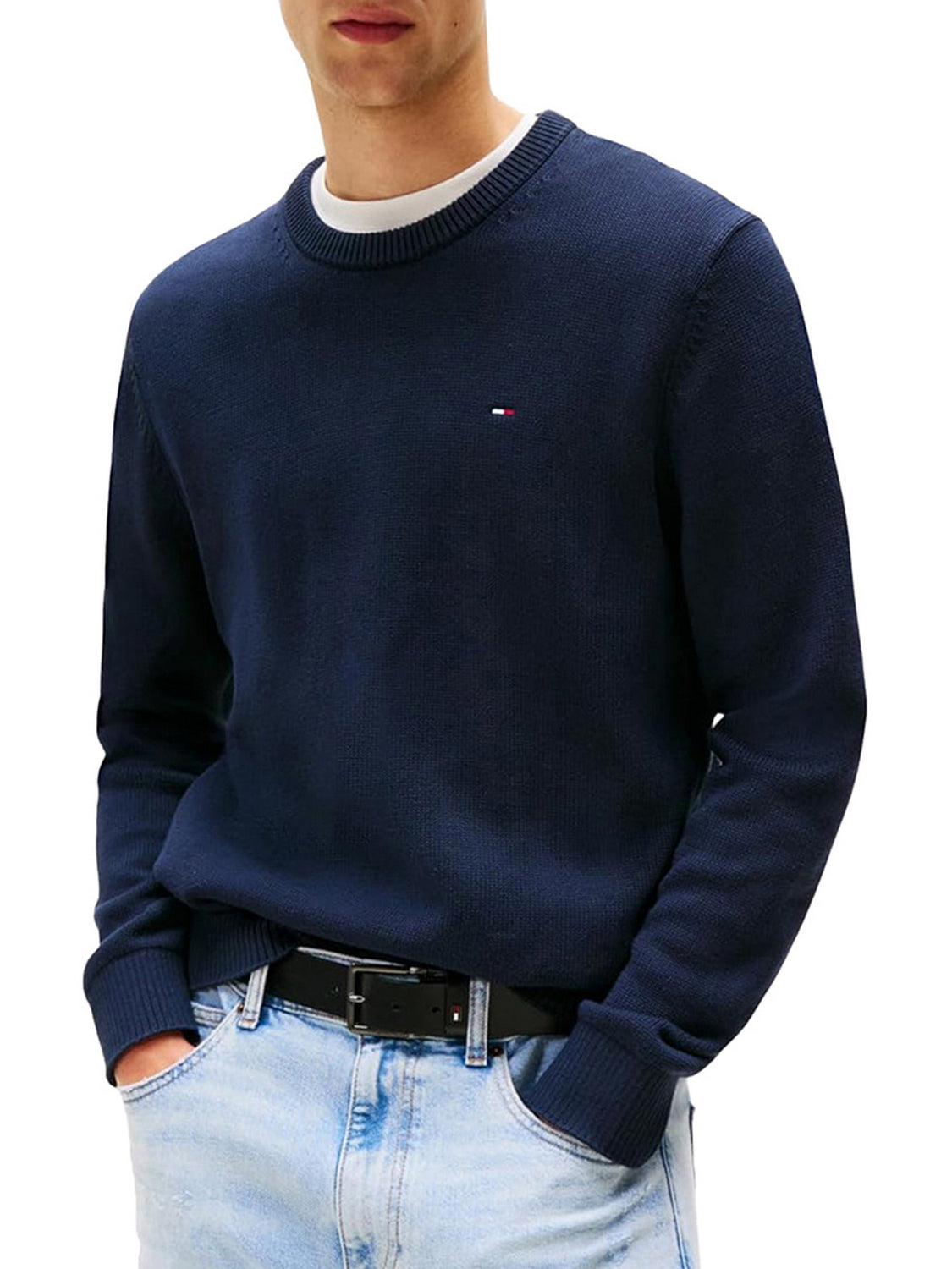 TOMMY HILFIGER Maglione Uomo - Blu modello DM0DM21787C1G