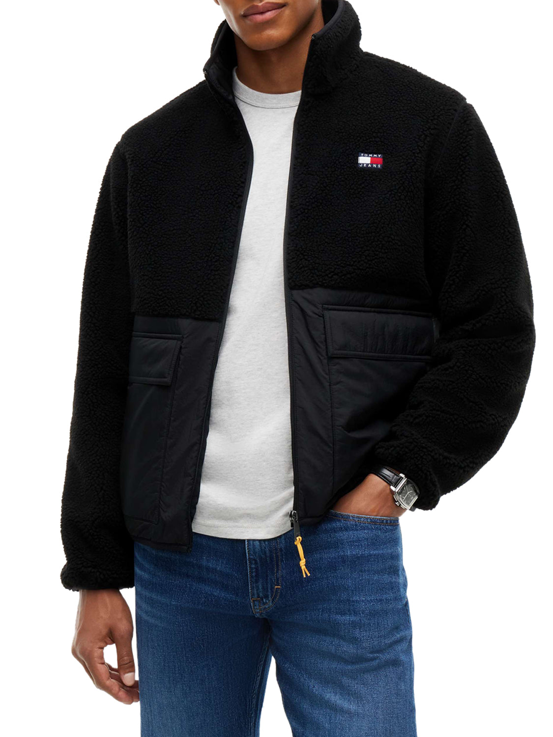TOMMY HILFIGER Giubbino Uomo - Nero modello DM0DM23227BDS