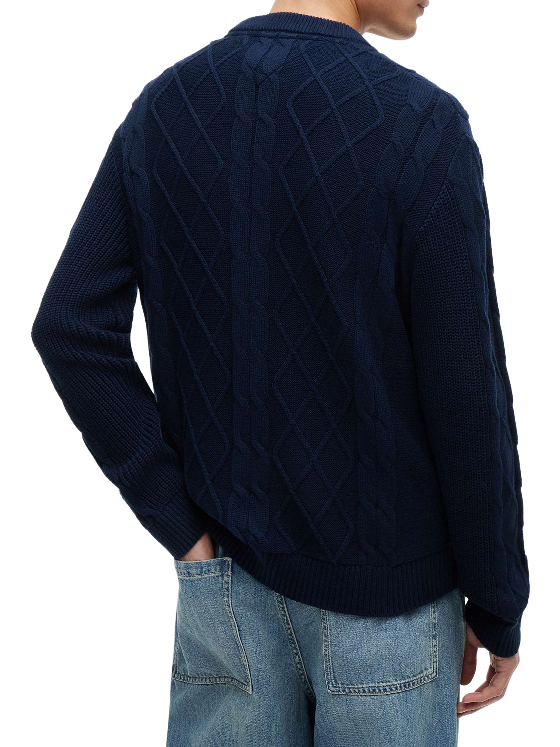 TOMMY HILFIGER Maglione Uomo - Blu modello DM0DM23405C1G