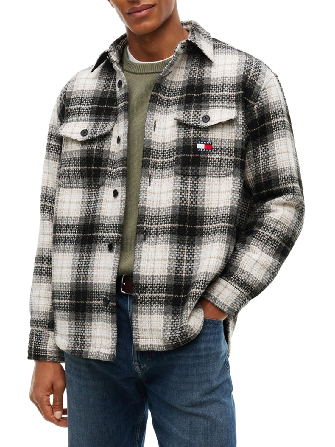 TOMMY HILFIGER Maglia Uomo - Nero modello DM0DM236160ME