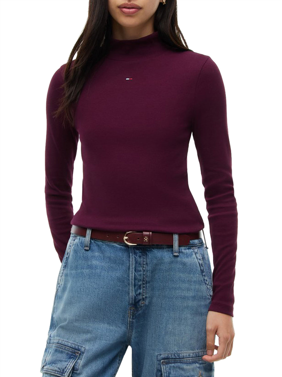 TOMMY HILFIGER T-shirt Donna - Rosso modello DW0DW19830V11