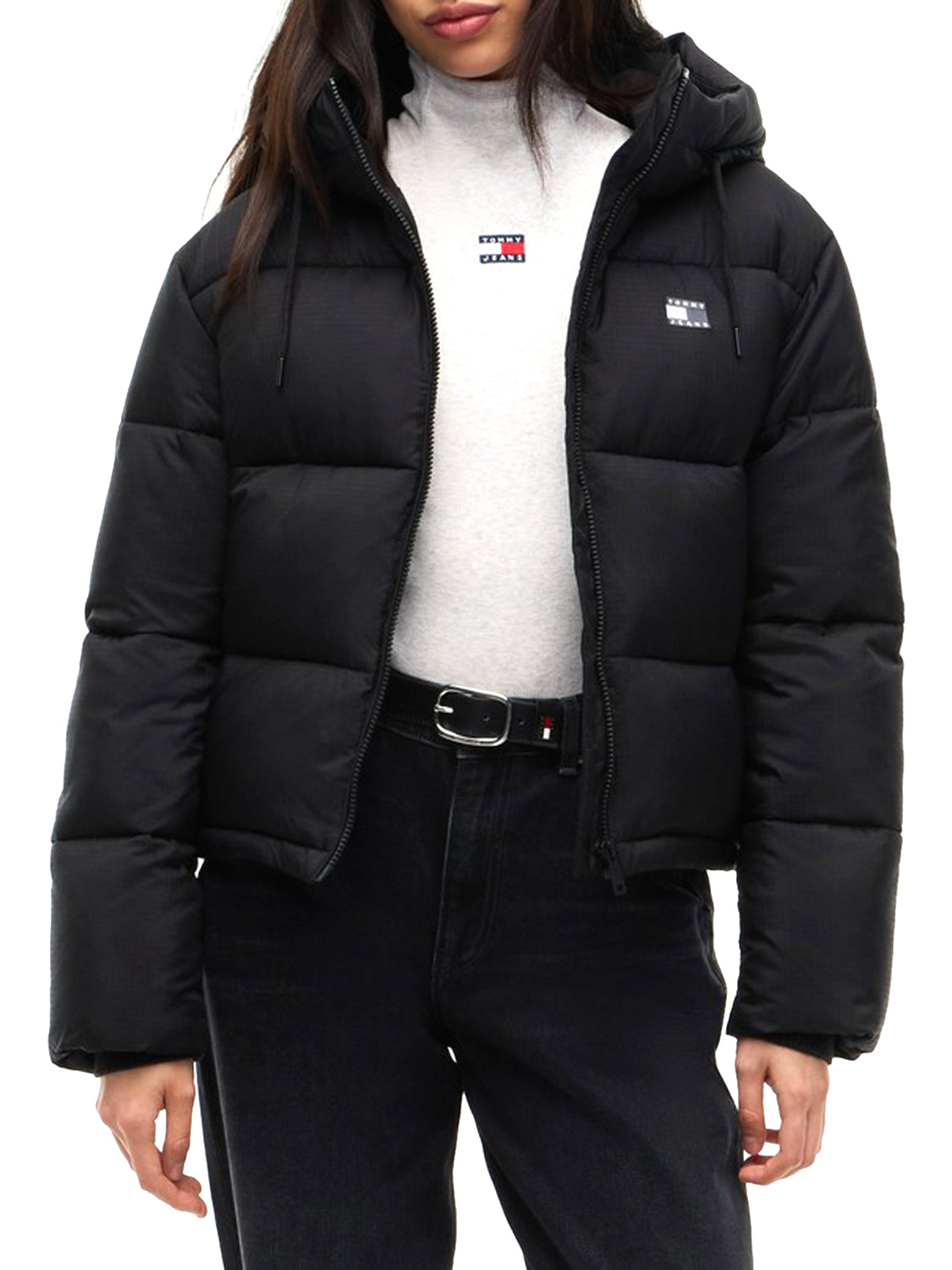 TOMMY HILFIGER Giubbino Donna - Nero modello DW0DW21625BDS