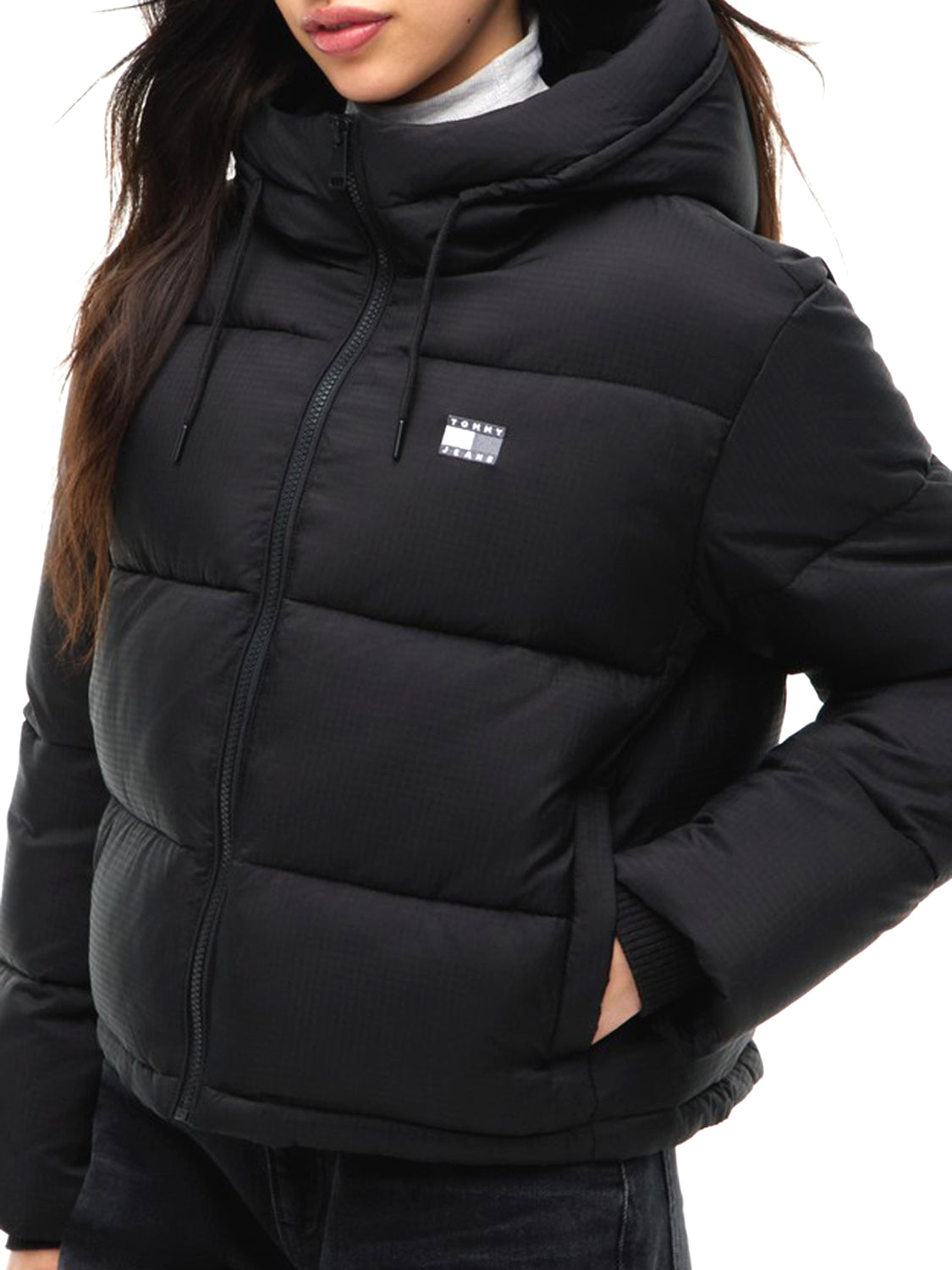 TOMMY HILFIGER Giubbino Donna - Nero modello DW0DW21625BDS