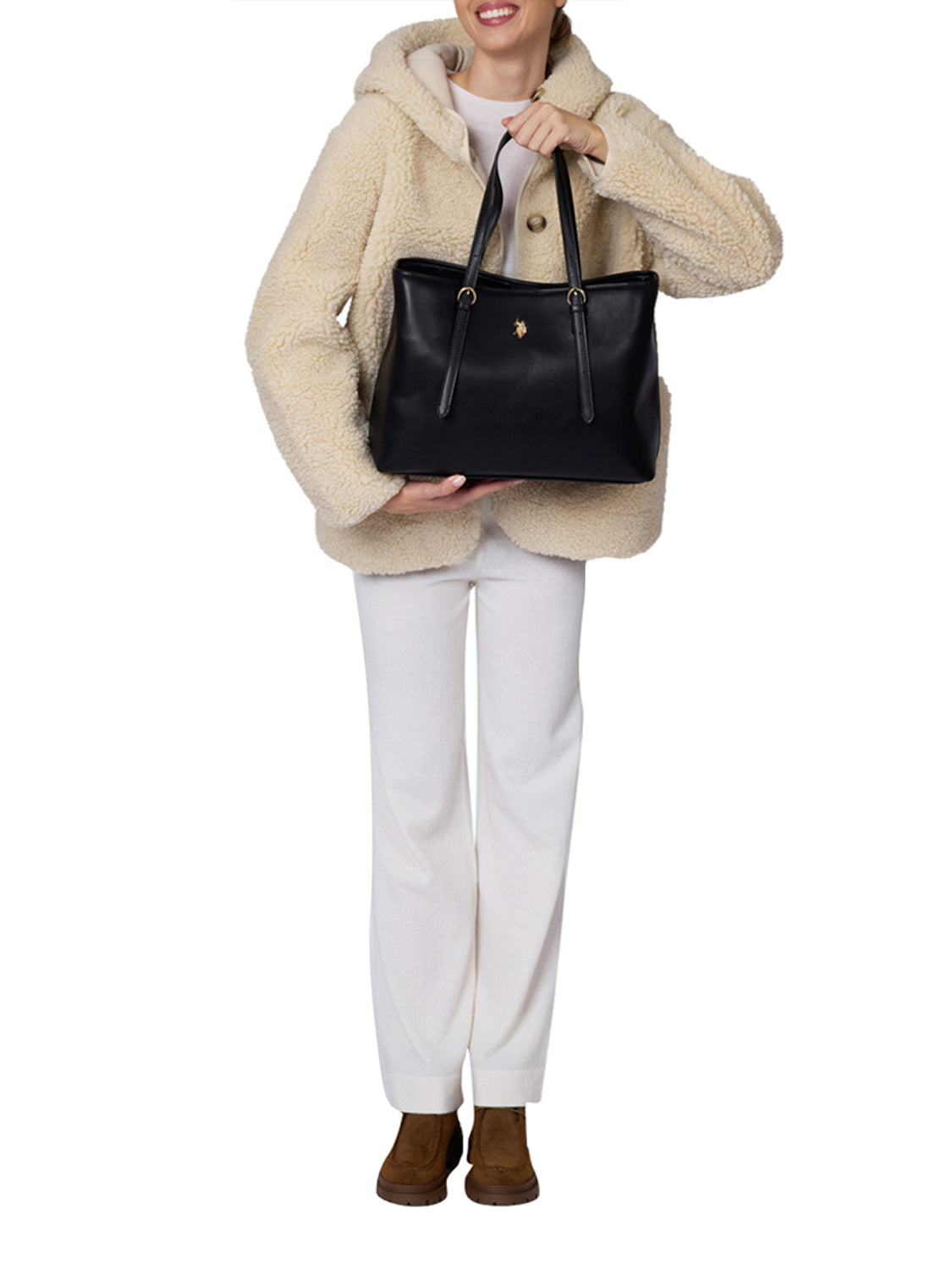 U.S. POLO ASSN. Borsa Shopping Donna - Nero modello BIU4B8935WVP