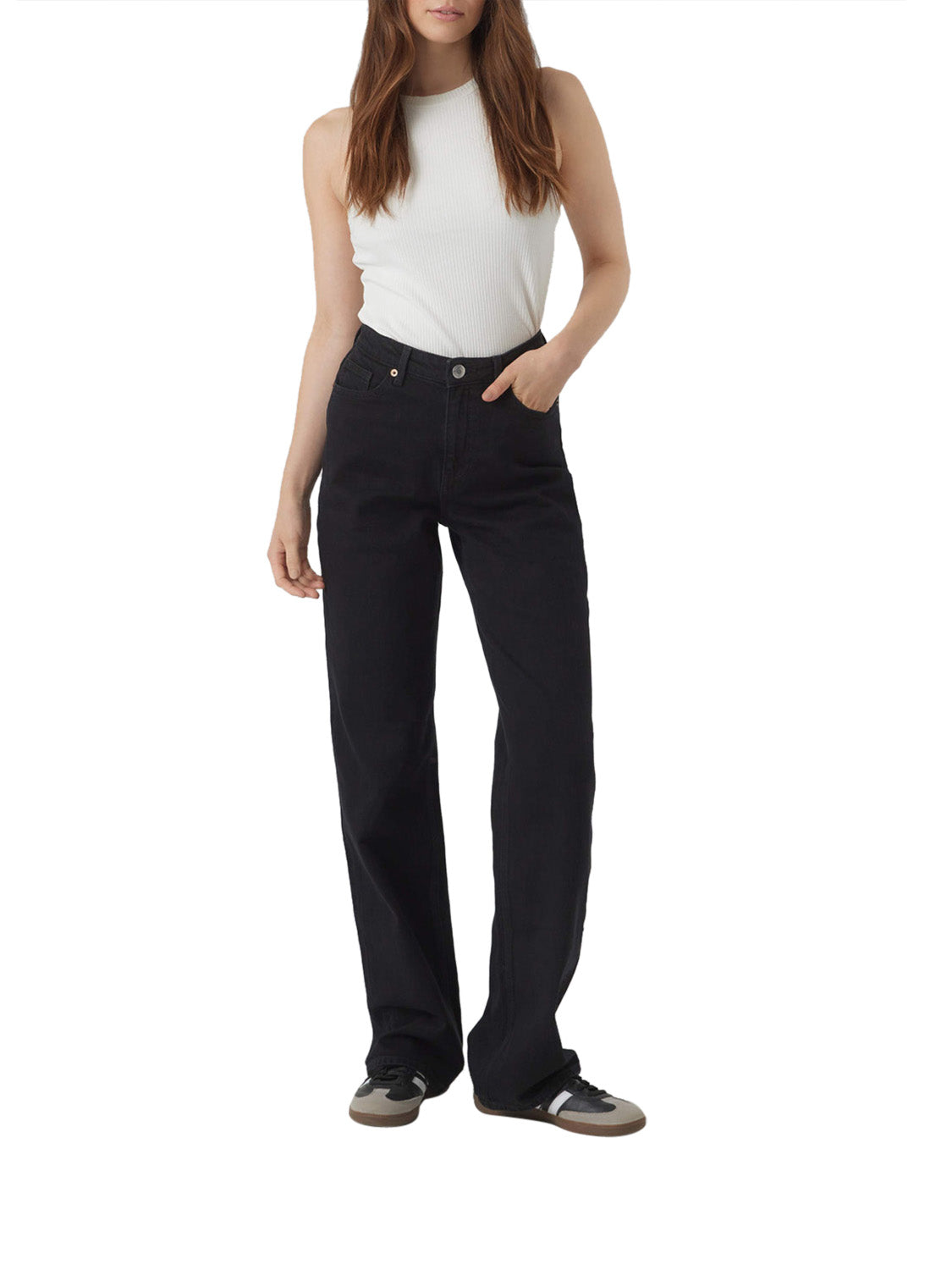 VERO MODA Jeans Donna - Nero modello 10290541