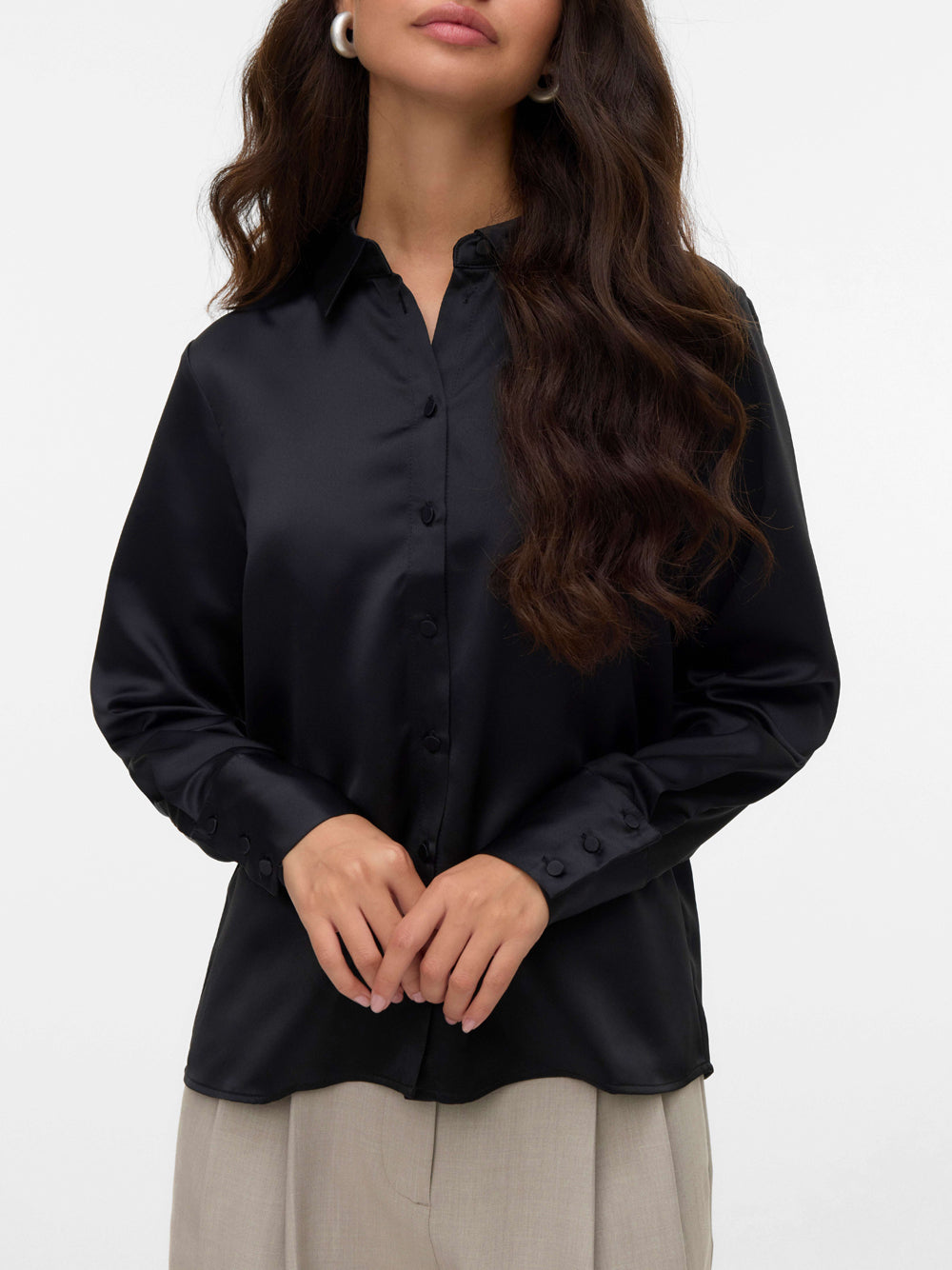 VERO MODA Camicia Donna - Nero modello 10334598