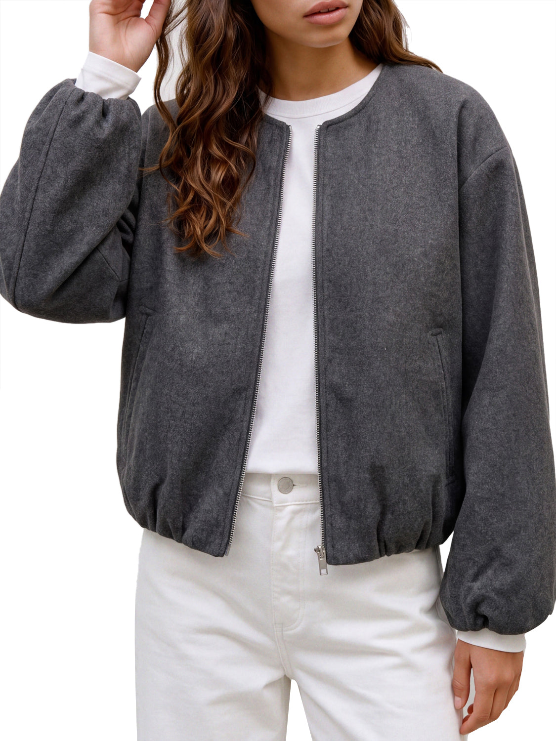 VERO MODA Giubbino Donna - Grigio modello 10348715