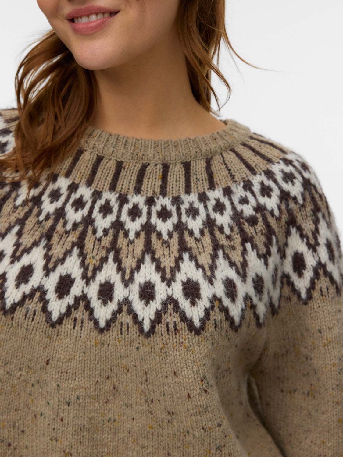 VERO MODA Maglione Donna - Marrone modello 10350838