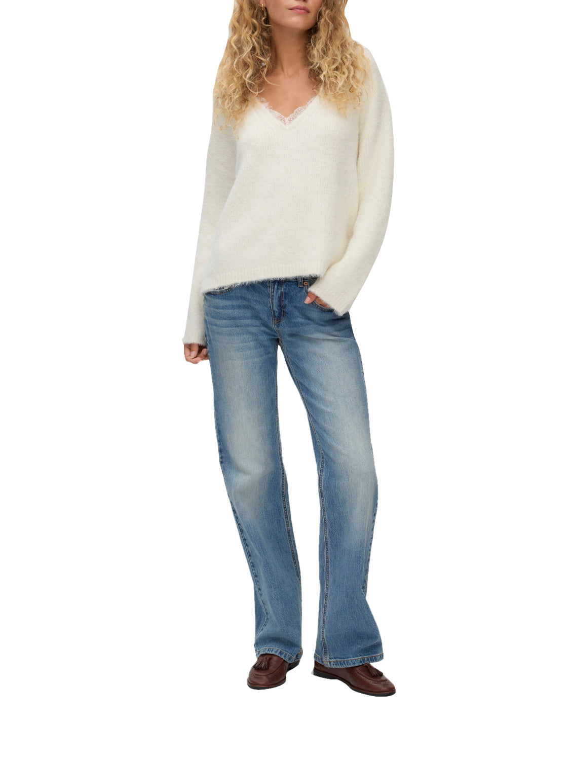 VERO MODA Maglione Donna - Beige modello 10352890