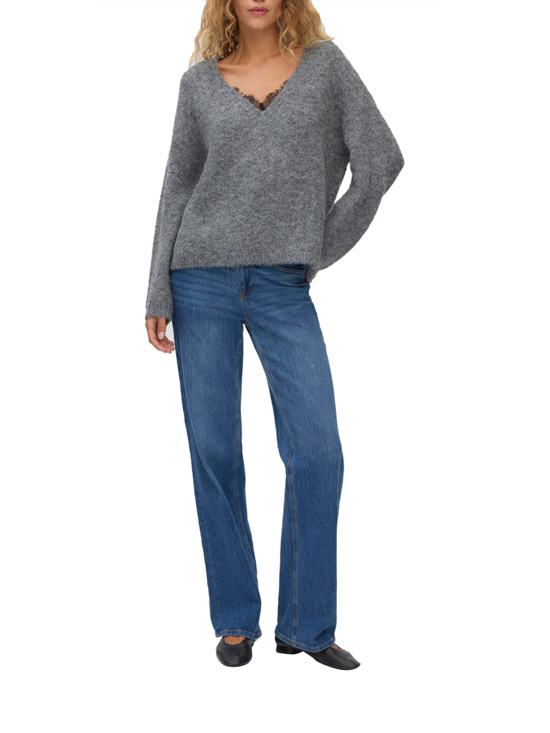 VERO MODA Maglione Donna - Grigio modello 10352890