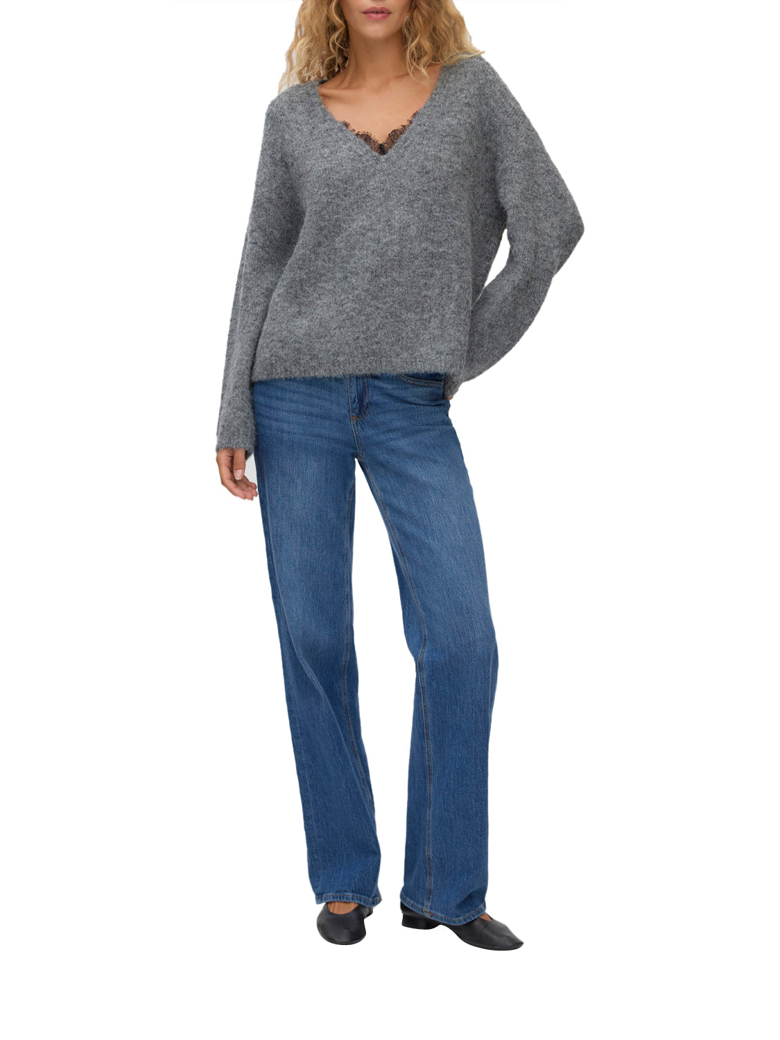 VERO MODA Maglione Donna - Grigio modello 10352890