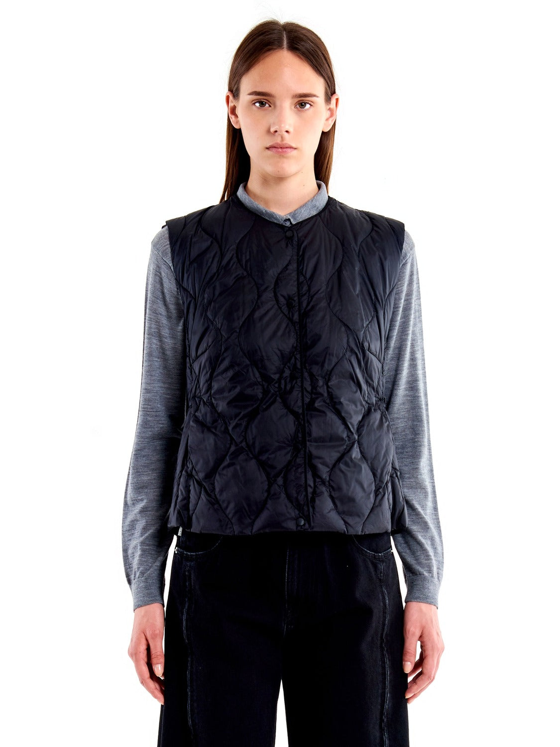 VICOLO Giubbino Smanicato Donna - Nero modello TAC0042