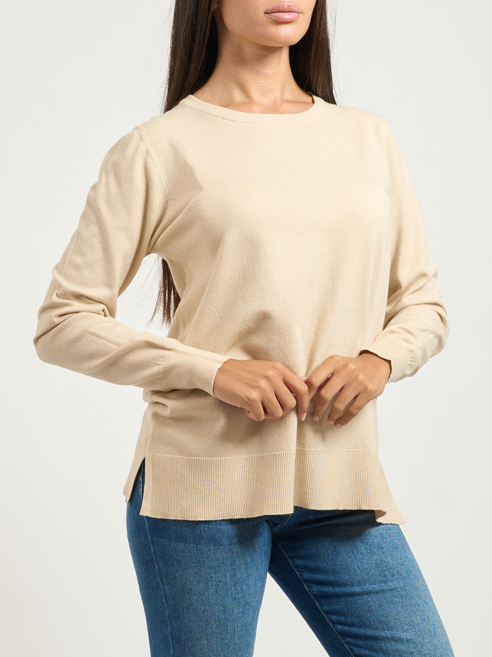 YES ZEE Maglione Donna - Beige modello 01M052RU00