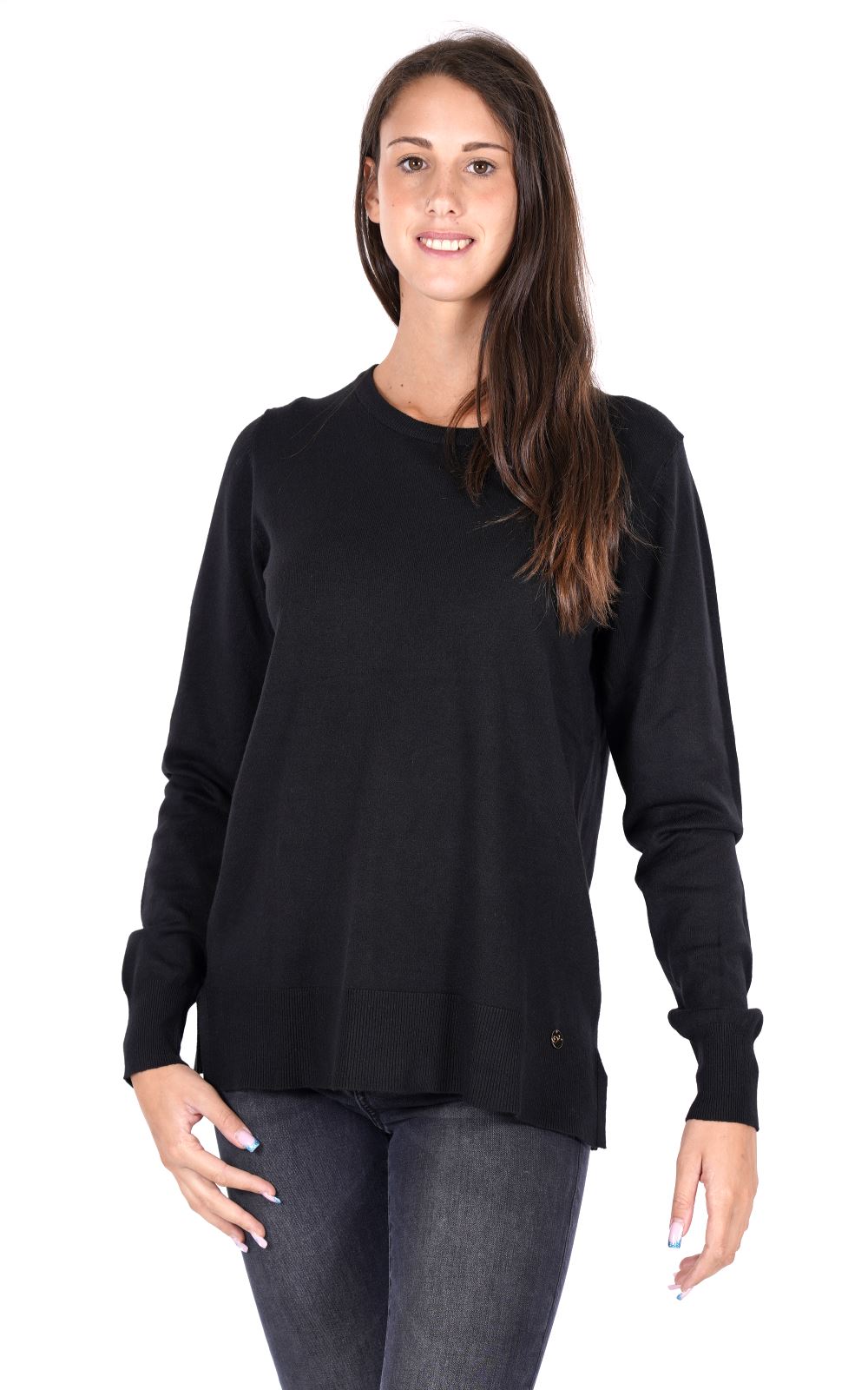YES ZEE Maglione Donna - Nero modello 01M052RU00