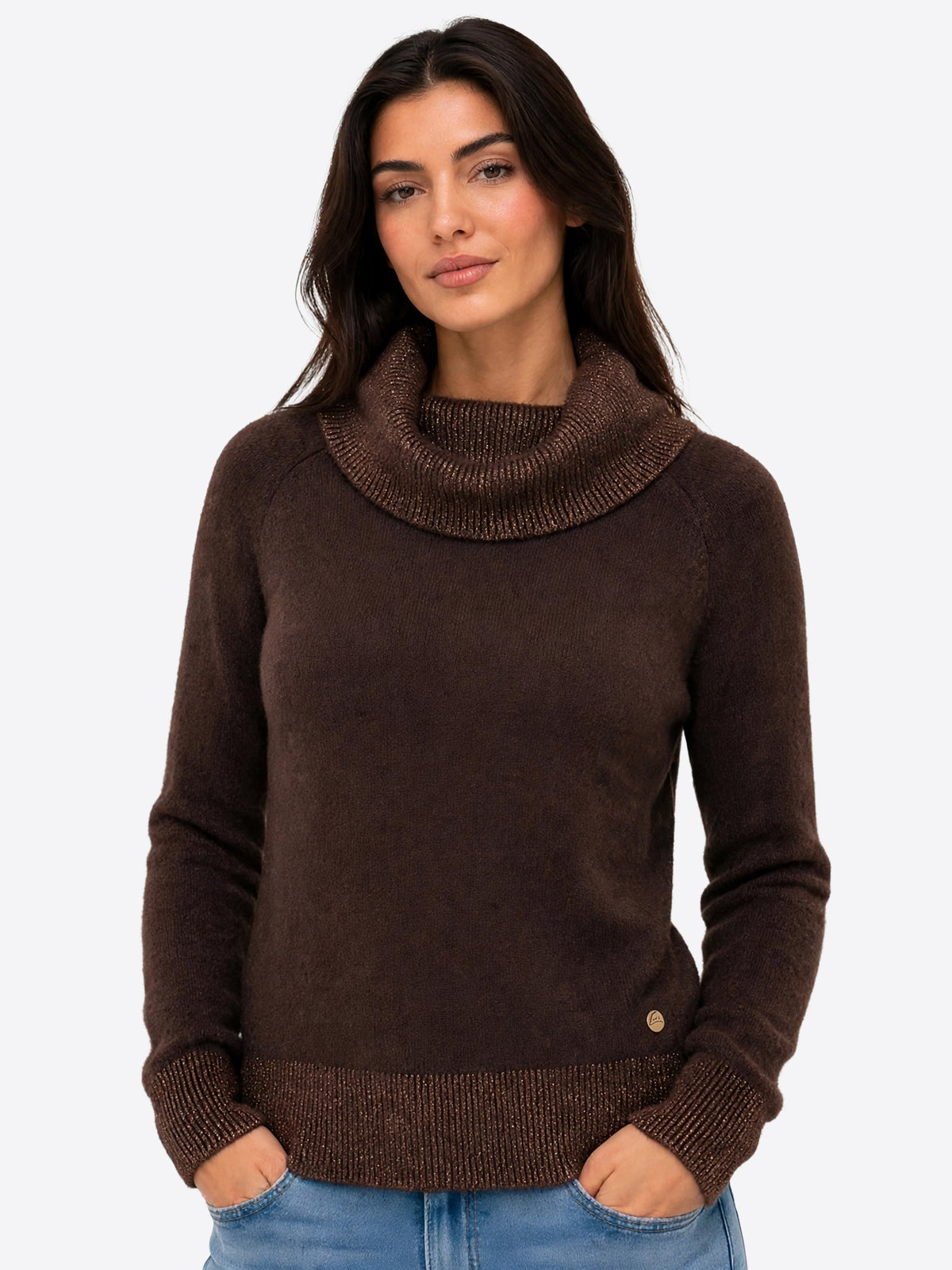 YES ZEE Maglione Donna - T.Moro modello 01M054BN00