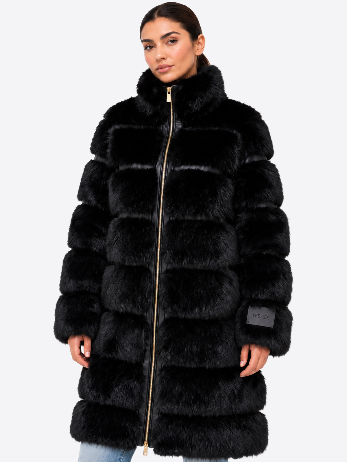 YES ZEE Cappotto Donna - Nero modello 01O054KO00
