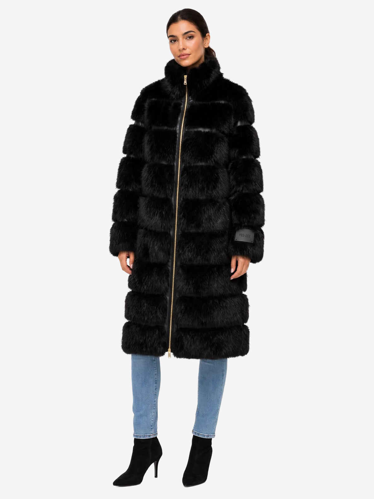 YES ZEE Cappotto Donna - Nero modello 01O054KO00