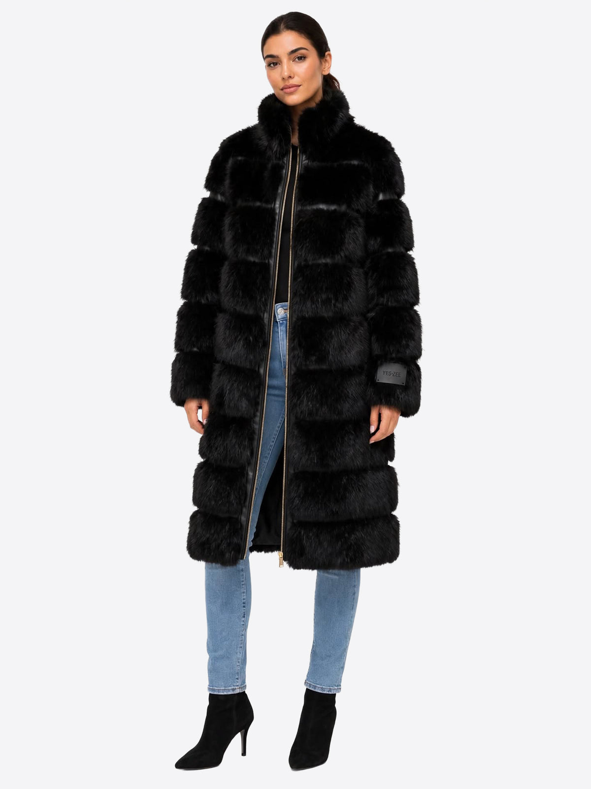 YES ZEE Cappotto Donna - Nero modello 01O054KO00