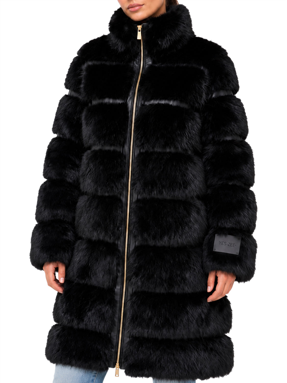 YES ZEE Cappotto Donna - Nero modello 01O054KO00