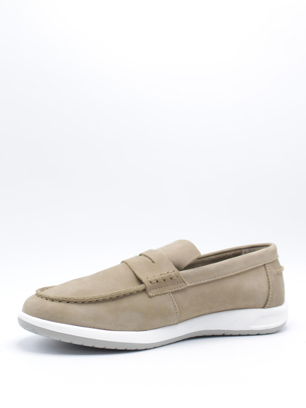 Pelle Scamosciata Mocassini Beige Uomo DOCKSTEPS Mocassini Uomo Beige Modello DSM151903 DSM151903