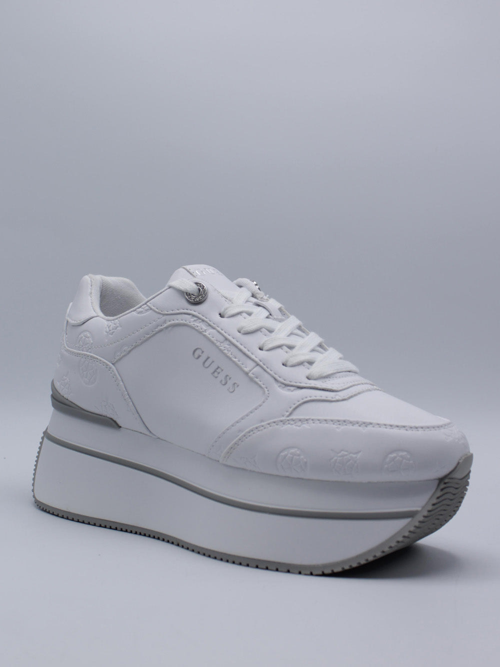 GUESS Sneakers platform Donna Bianco modello FLPCAMFAL12