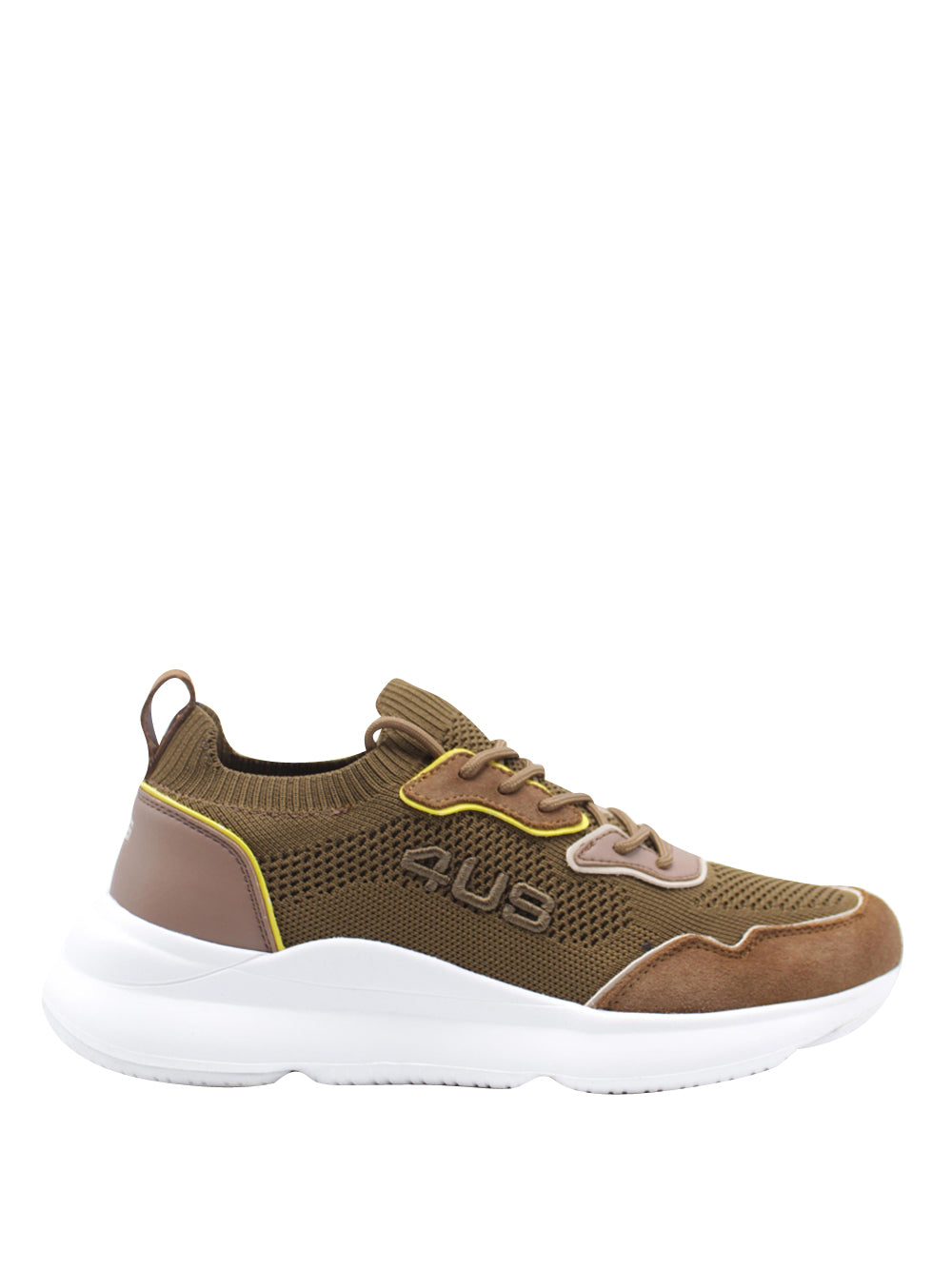 4US Sneakers plantare estraibile Uomo - Ocra modello GOFFREDE