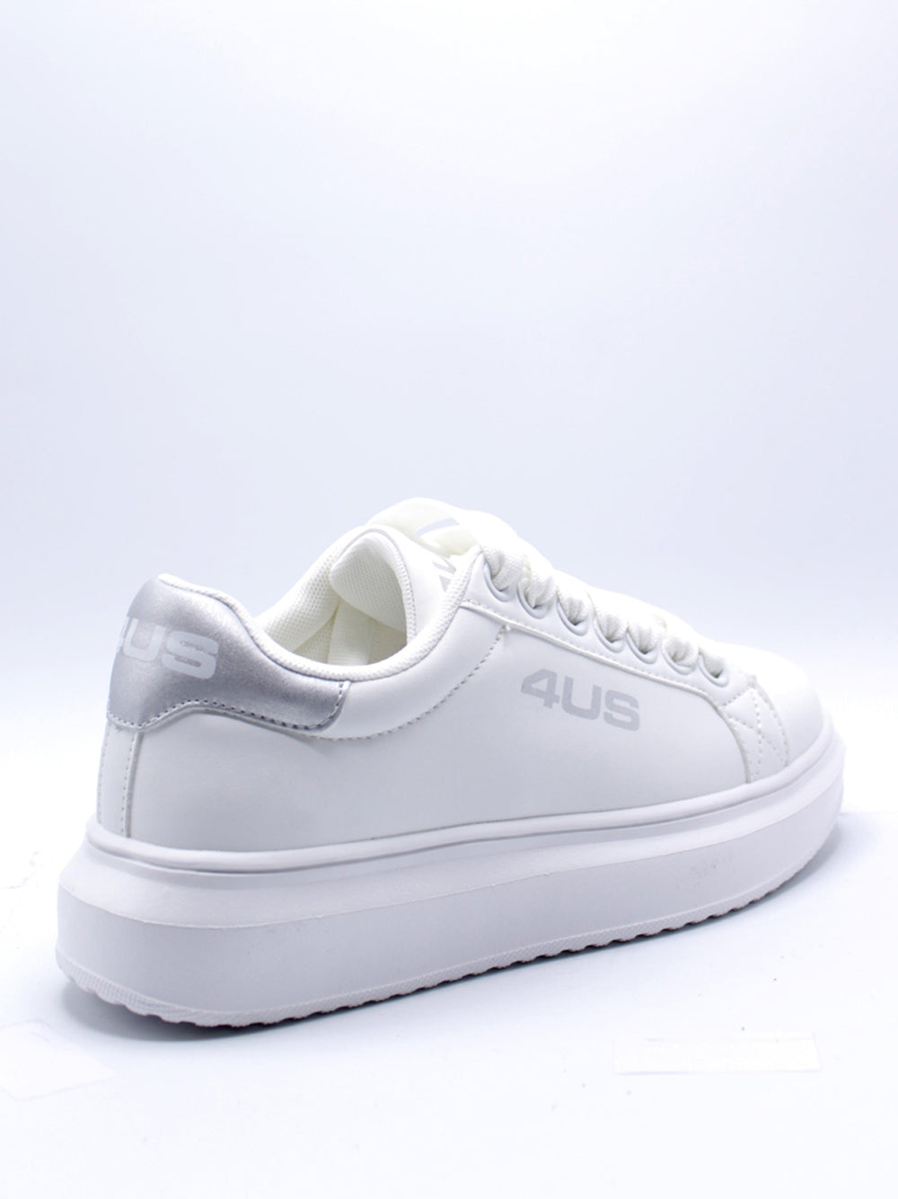 4US Sneakers platform Donna - Bianco modello IVY
