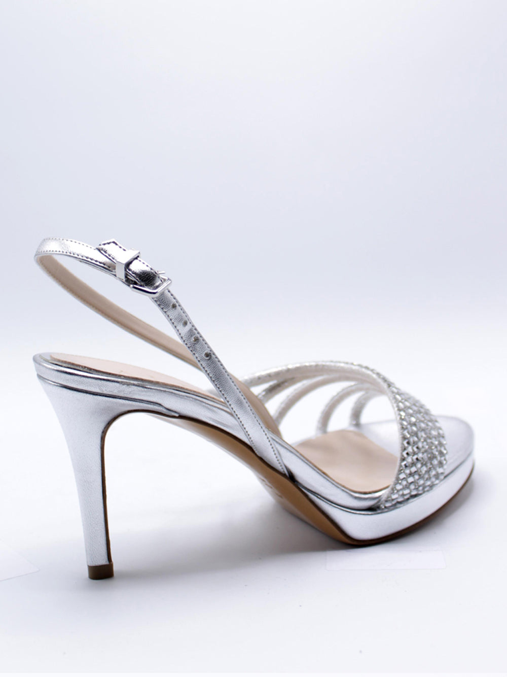 ALBANO Sandali con tacco Donna - Argento modello 5345