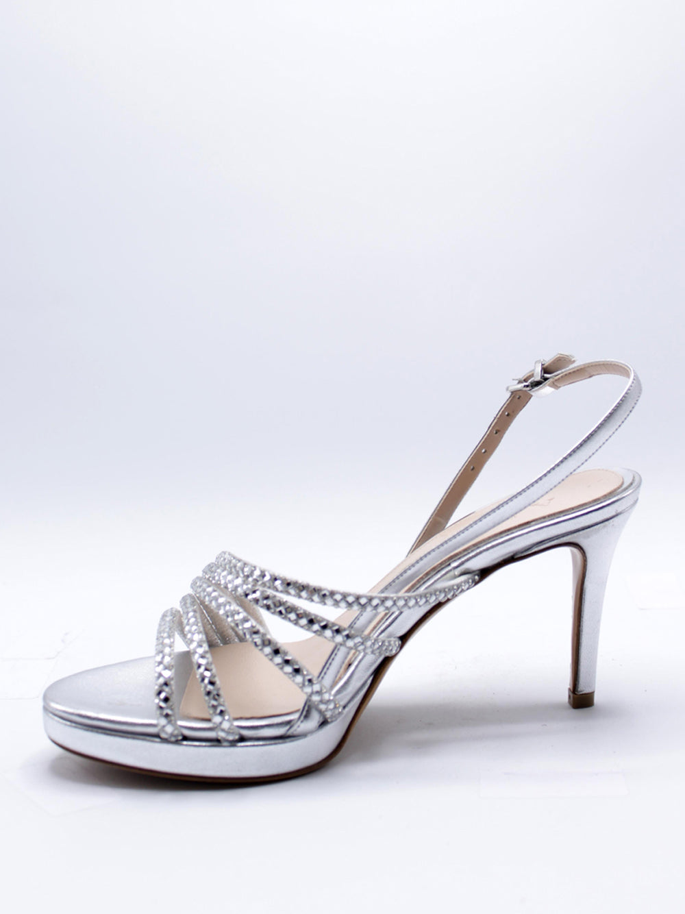 ALBANO Sandali con tacco Donna - Argento modello 5345