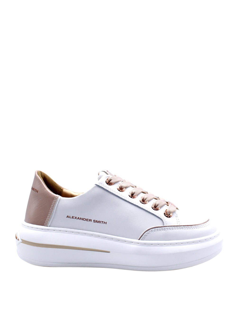 ALEXANDER SMITH Sneakers platform Donna - Bianco modello ASBBLSW-1807