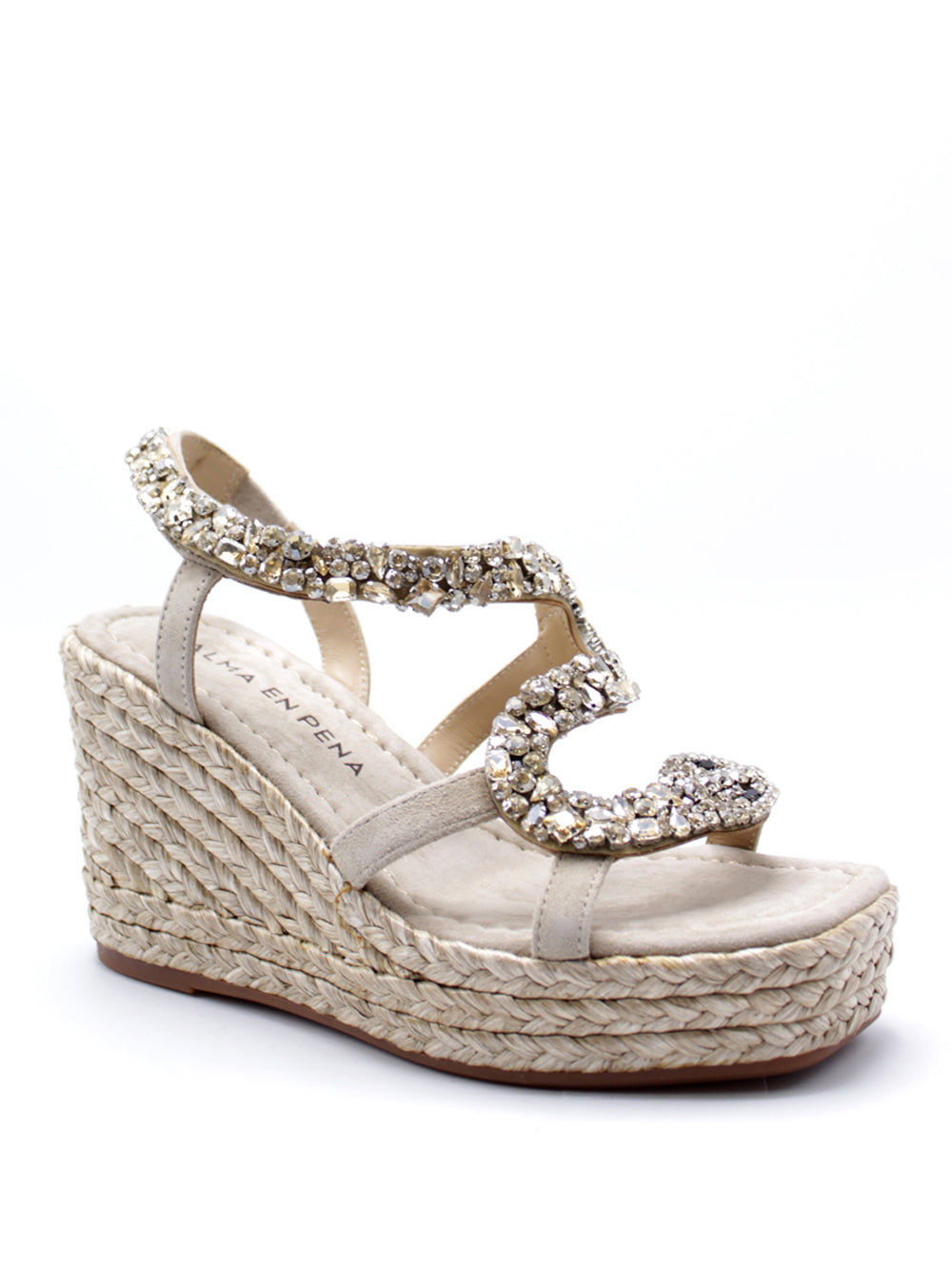 ALMA EN PENA Sandali con zeppa Donna - Beige modello 1276