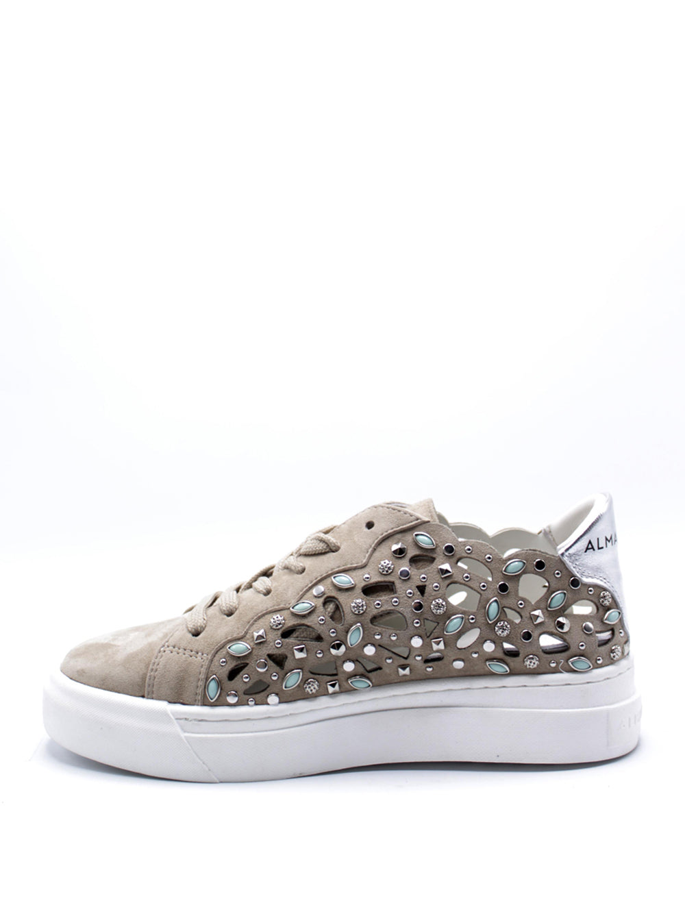 ALMA EN PENA Sneakers platform Donna - Beige modello 224