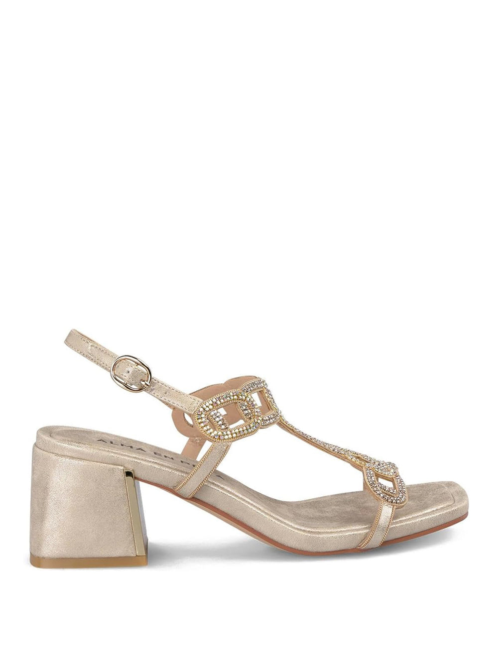 ALMA EN PENA Sandali con tacco Donna - Oro modello 50941