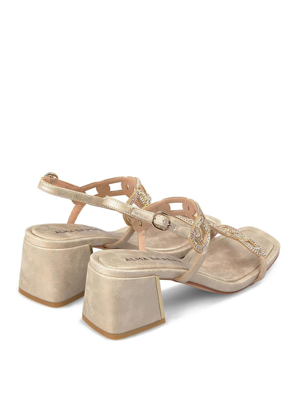 ALMA EN PENA Sandali con tacco Donna - Oro modello 50941