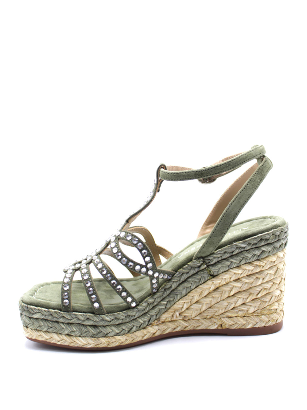 ALMA EN PENA Sandali con zeppa Donna - Verde modello 51292