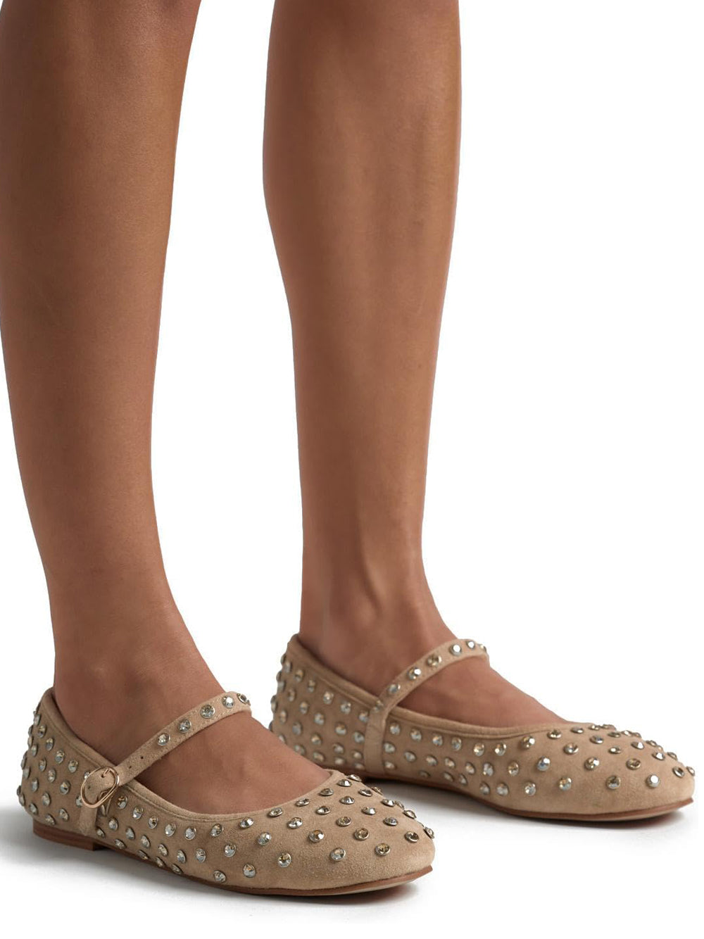 ALMA EN PENA Ballerine con borchie Donna - Beige modello 534