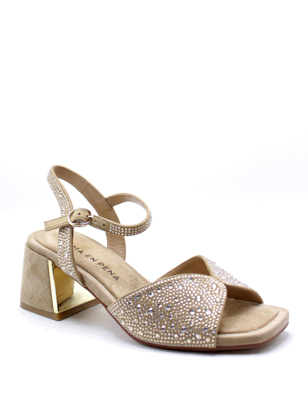 ALMA EN PENA Sandali con tacco Donna - Beige modello 974