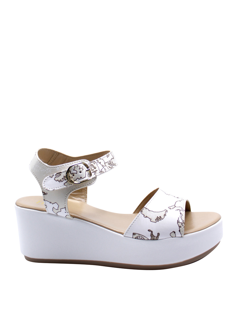 Alviero Martini 1A Classe Sandali con zeppa Donna - Bianco modello 1110