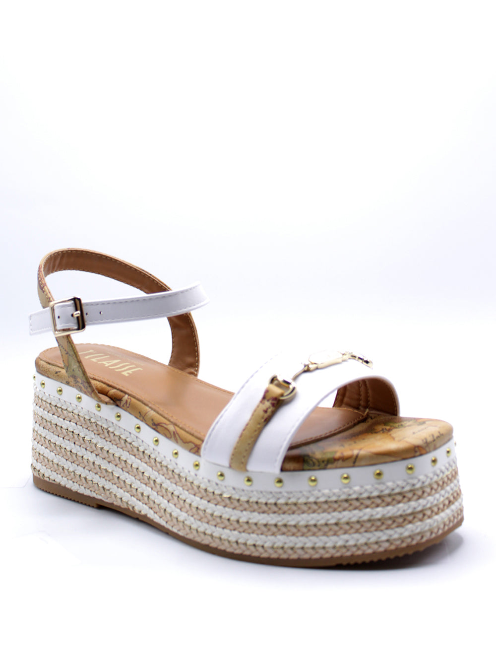 Alviero Martini 1A Classe Sandali con zeppa Donna - Bianco modello 1114
