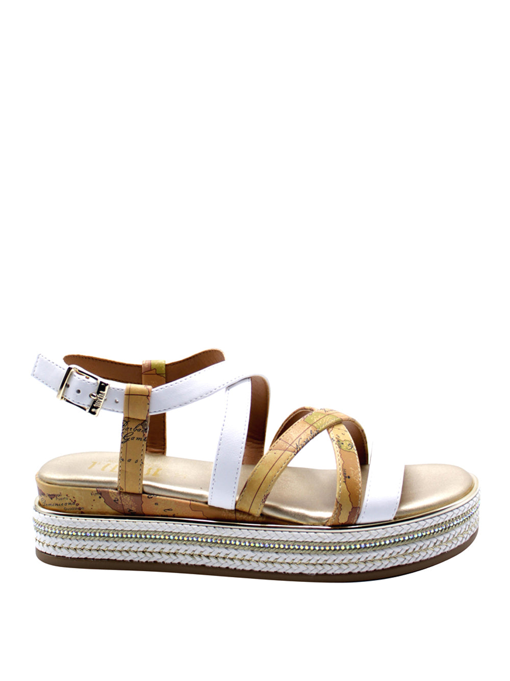 Alviero Martini 1A Classe Sandali con zeppa Donna - Bianco modello 2182