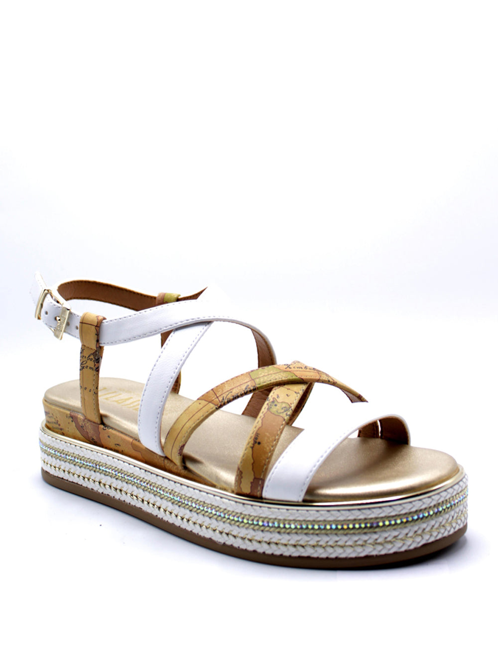 Alviero Martini 1A Classe Sandali con zeppa Donna - Bianco modello 2182