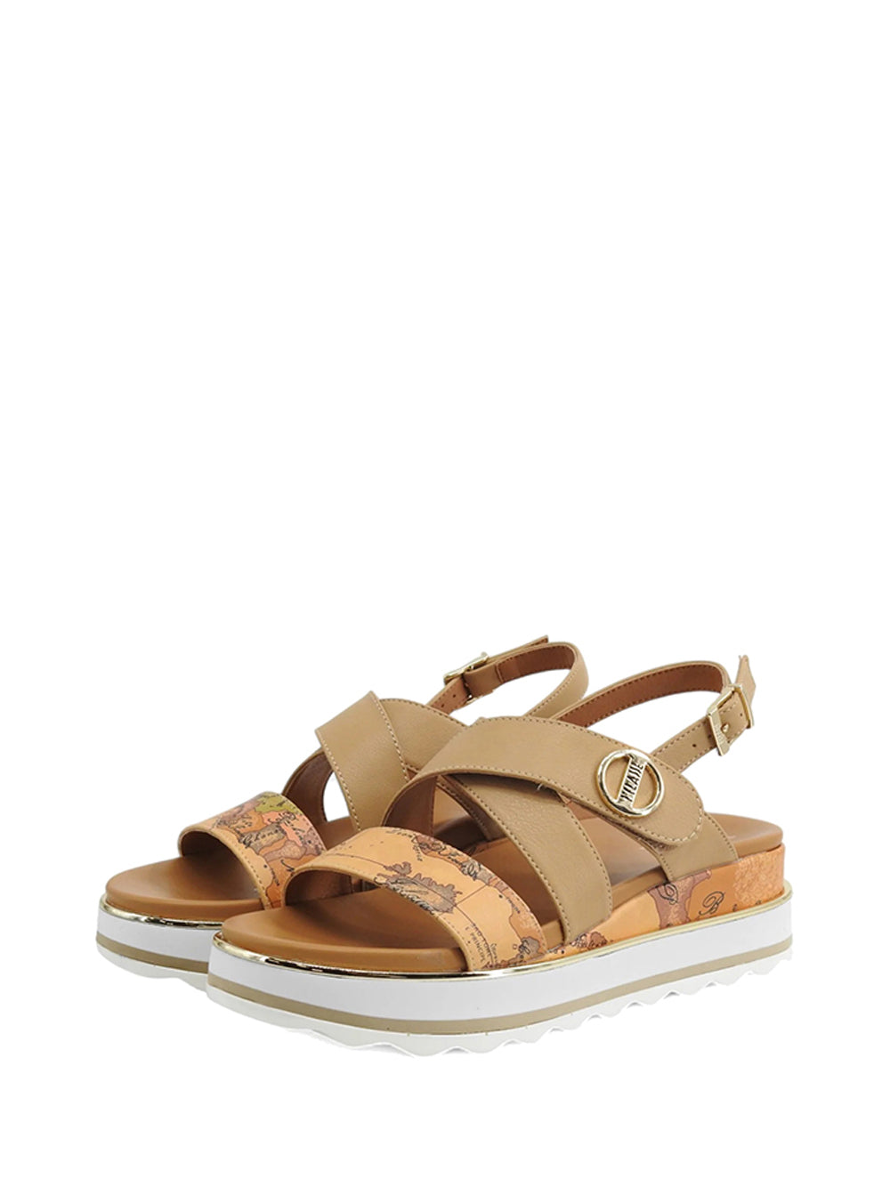 Alviero Martini 1A Classe Sandali con zeppa Donna - Cuoio modello 2193