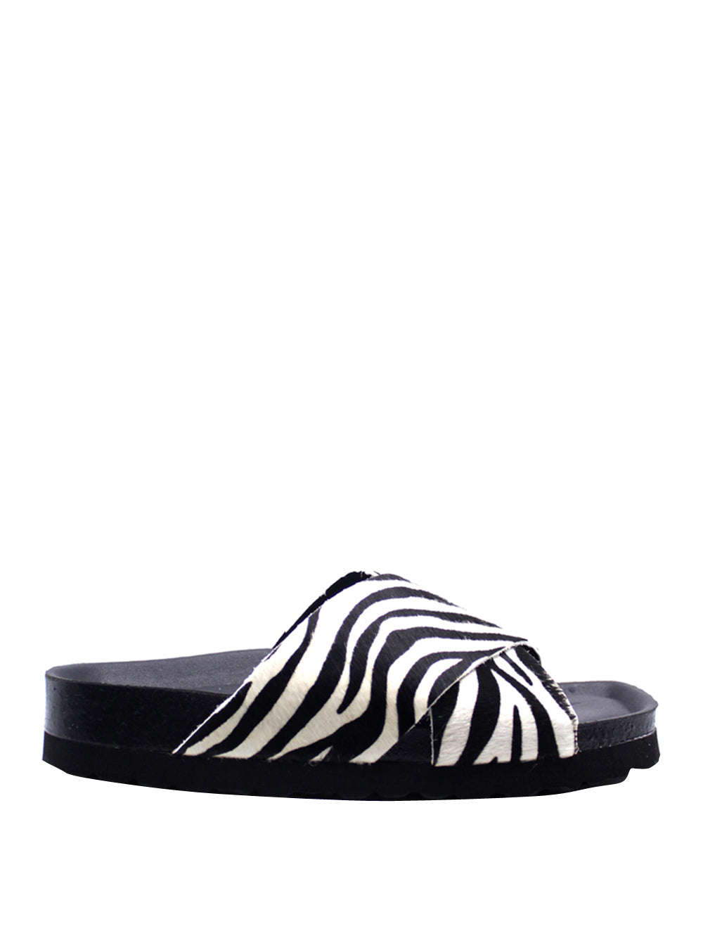 BIO BIO Sandali slide Donna - Zebra modello KALM