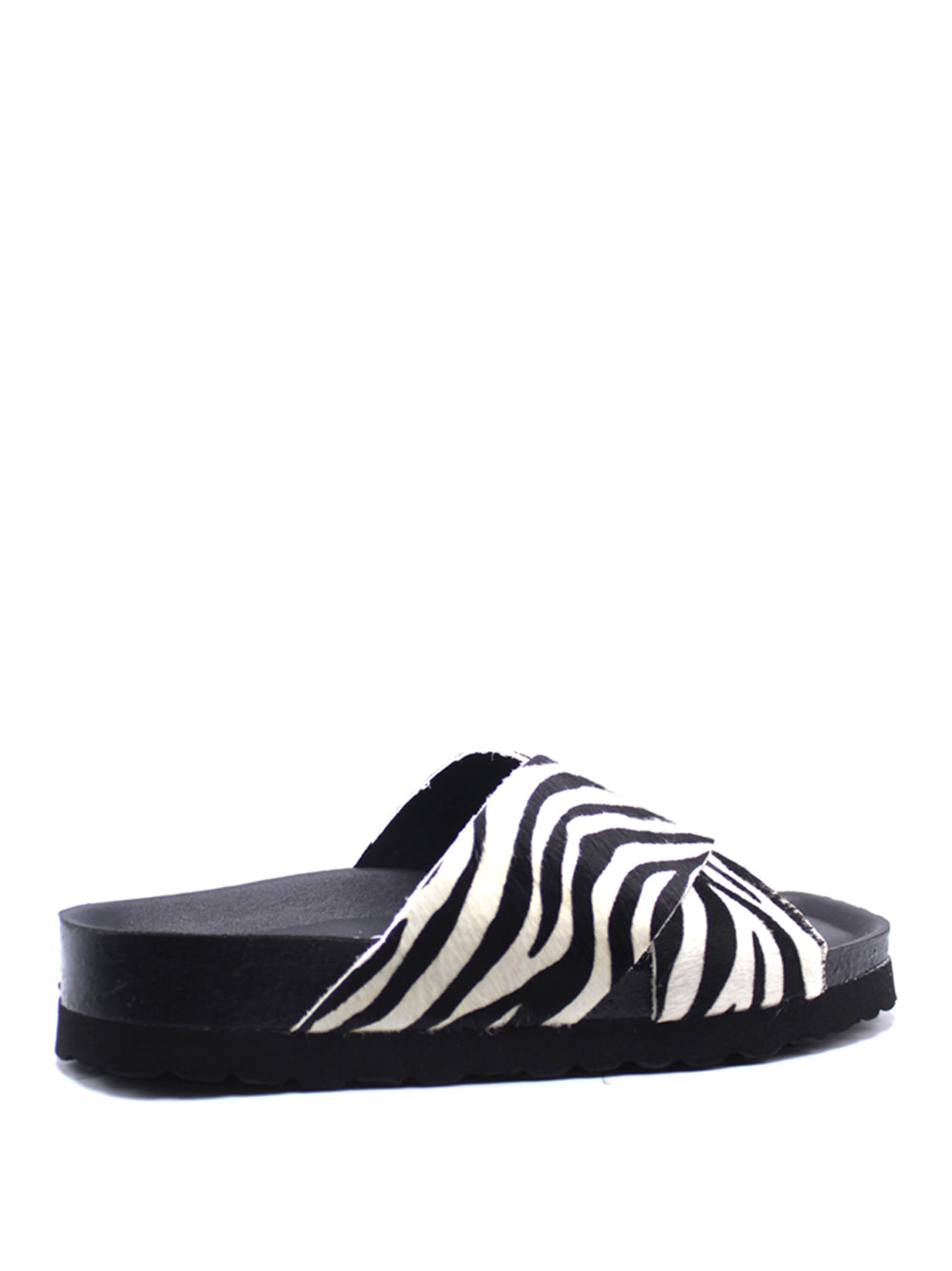 BIO BIO Sandali slide Donna - Zebra modello KALM