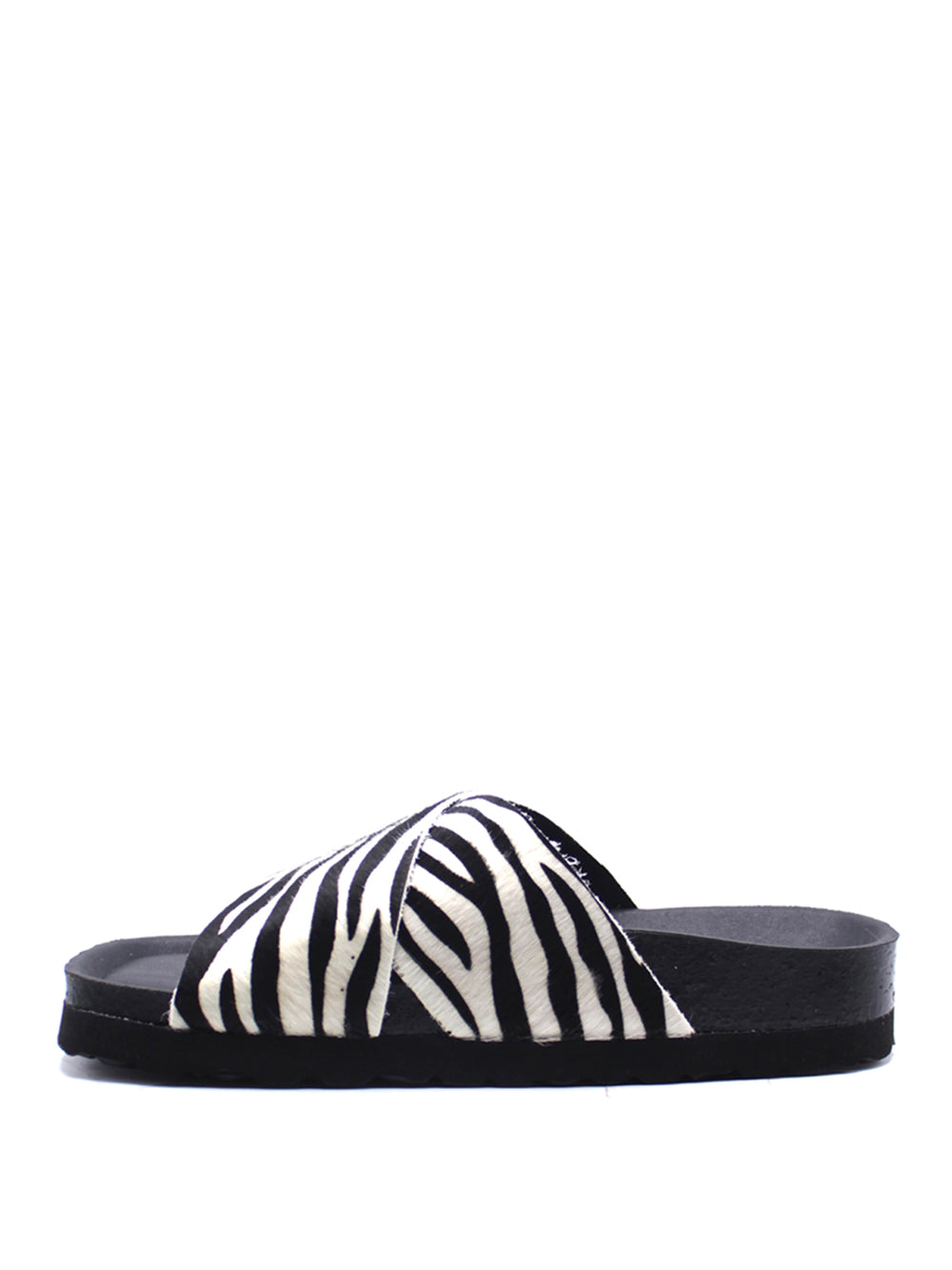 BIO BIO Sandali slide Donna - Zebra modello KALM