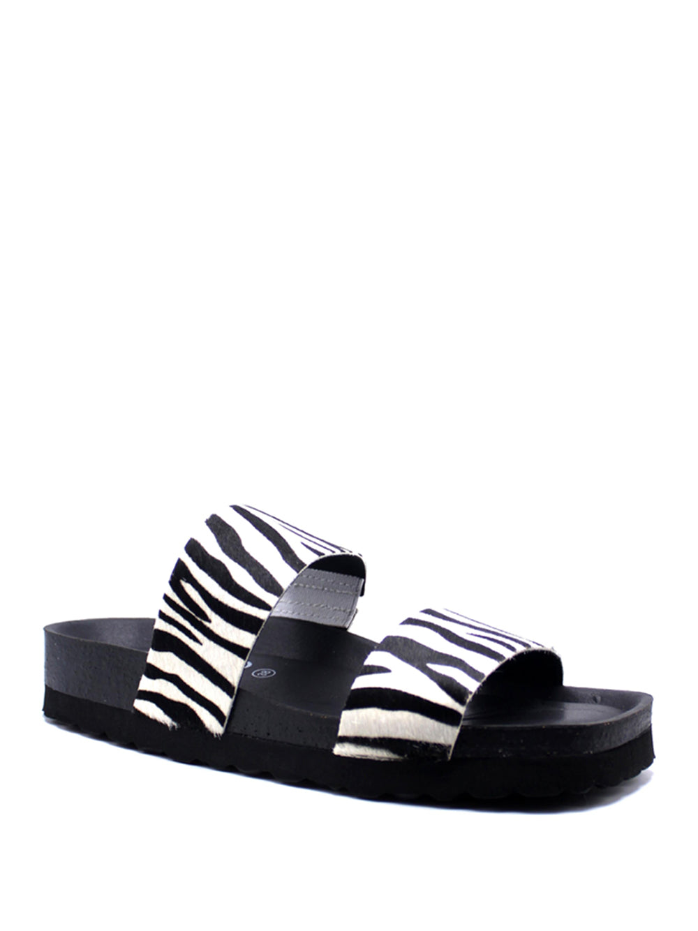 BIO BIO Sandali slide Donna - Zebra modello KENYA